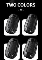 Carbon Fiber Car Key Case – Protective Fob Cover for Peugeot and Citroen