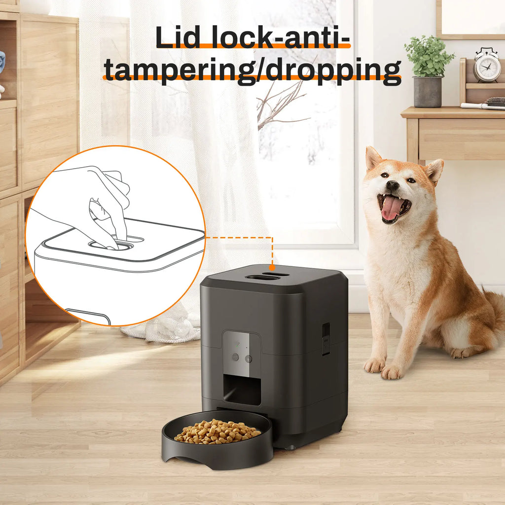Automatic Pet Feeder – Timed Food Dispenser for Cats and Dogs