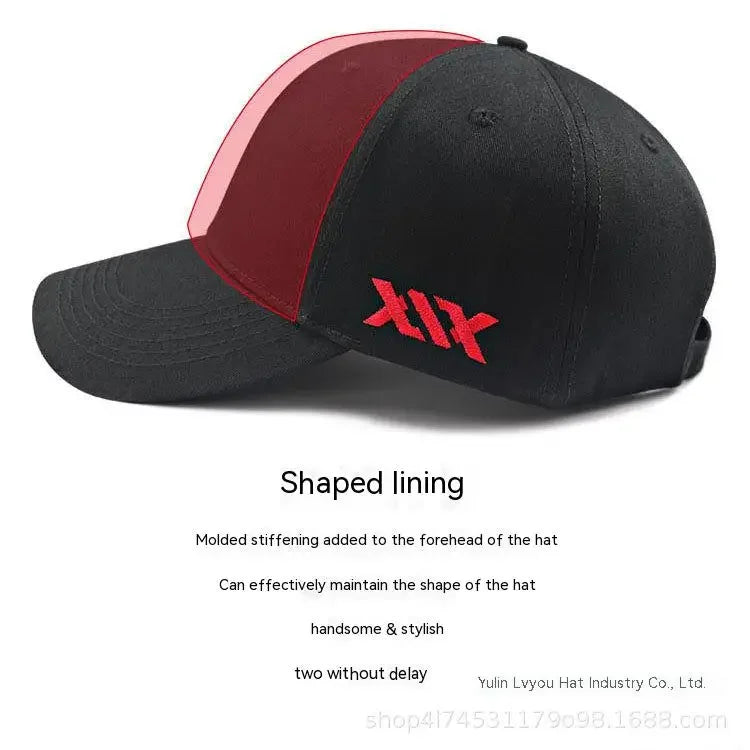 Oversized Cotton Baseball Cap – Adjustable Large Fit for Men and Women