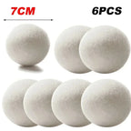 Wool Dryer Balls – 7cm Natural Fabric Softener for Laundry Washing