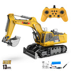 Alloy RC Excavator Toy – 2.4G Remote Control Engineering Truck for Kids