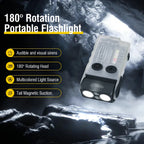 Rechargeable LED Keychain Flashlight – UV and Buzzer for Outdoor Camping
