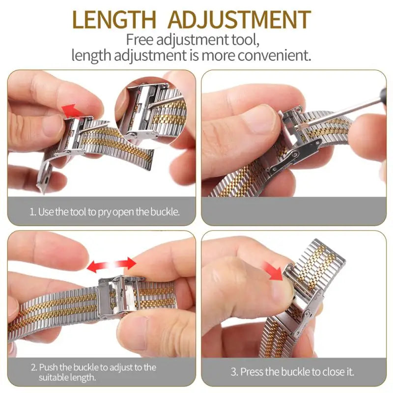 Stainless Steel Watch Band – Replacement Metal Bracelet for Huawei Watch GT4