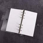 Transparent Loose Leaf Ring Binder – A4-A7 Planner for School and Office