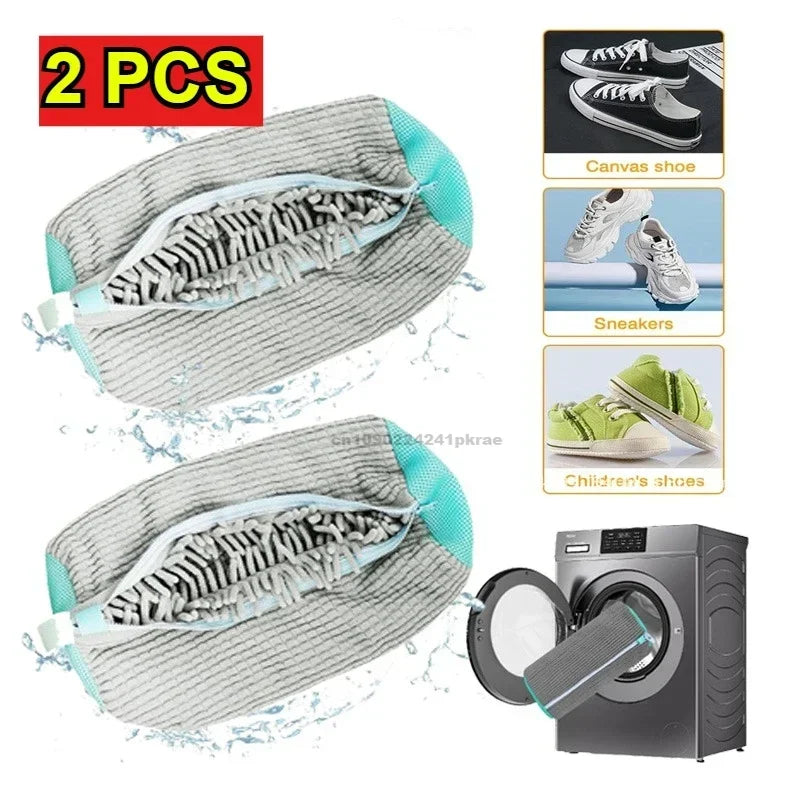 Sneaker Washing Mesh Bag – Protective Laundry Net for Cleaning Shoes