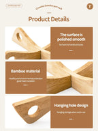 Wooden Cross Trivet – Heat-Resistant Foldable Mat for Kitchen Dining