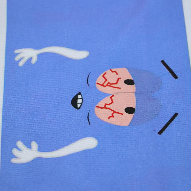 Cartoon Towelie Hand Towel – Quick-Dry Polyester Dish Cloth for Kitchen Bathroom