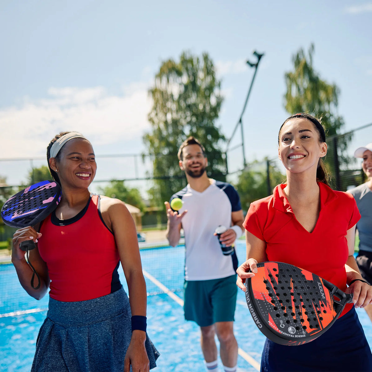 Carbon Fiber Padel Racket – EVA Memory Foam Core for Padel Tennis Matches