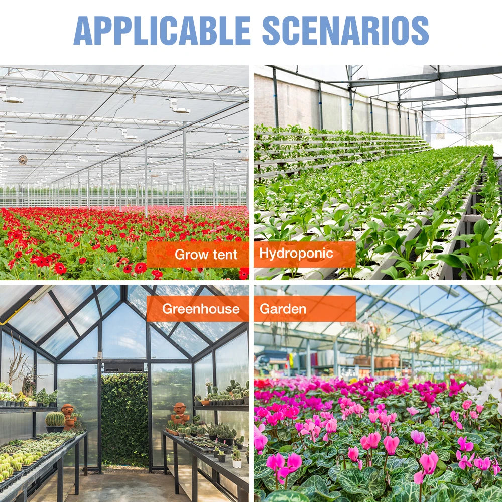 Full Spectrum LED Grow Light – Quantum Board for Indoor Plant Hydroponics