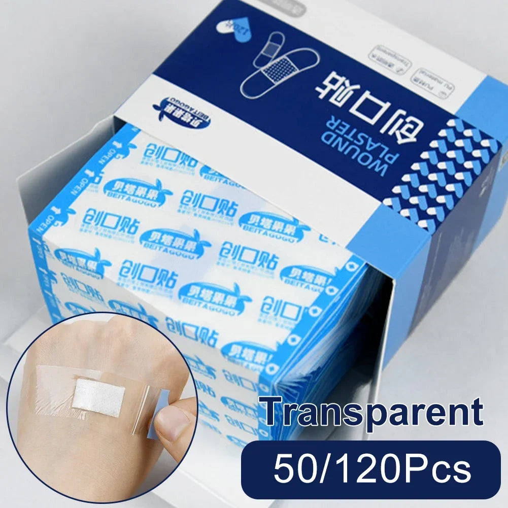 Waterproof Adhesive Bandages – Transparent Medical Dressing for Wound Care