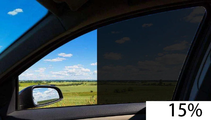 Self-Adhesive Window Tint Film – Black UV Privacy Protector for Auto and Home