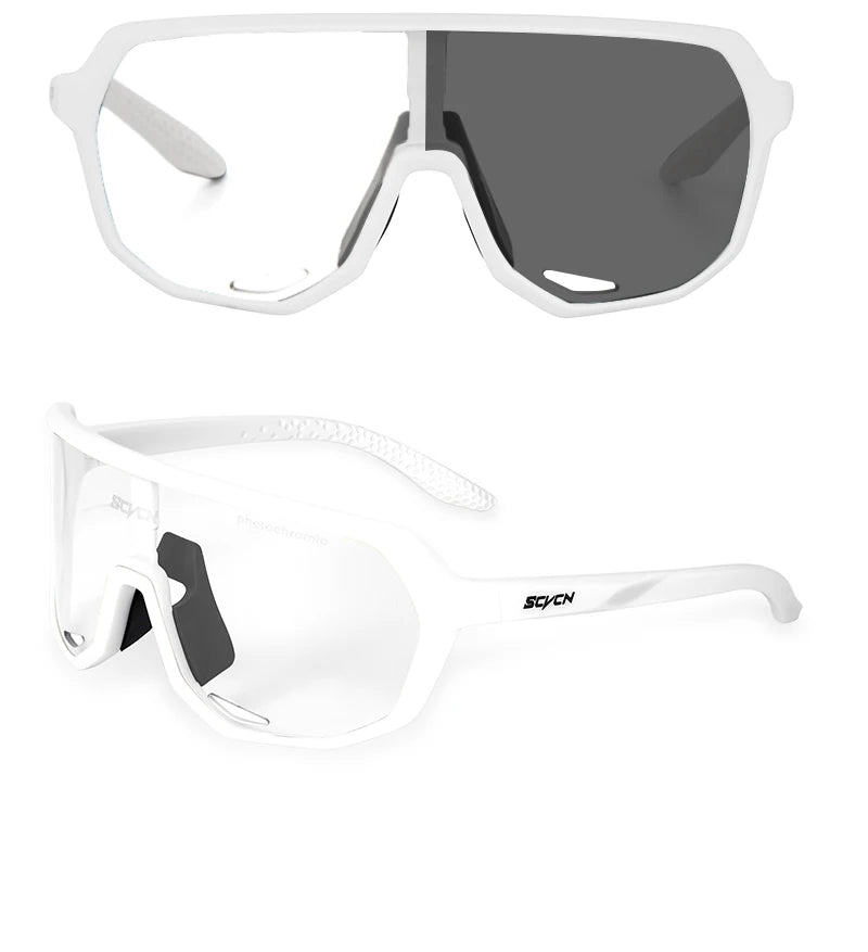 Photochromic Cycling Sunglasses – UV400 Protective Eyewear for MTB Sports