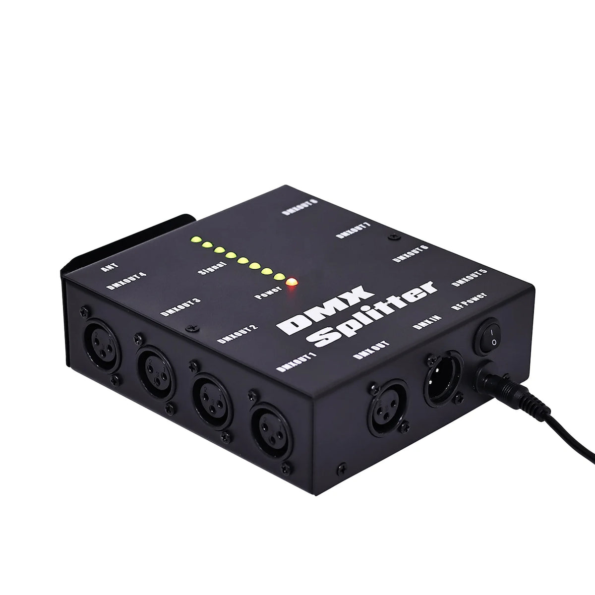 8 Way DMX Splitter – Isolated Signal Amplifier for Stage Lighting Control