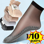 Ultrathin Transparent Boat Socks – Breathable Women's Ankle Socks for Summer