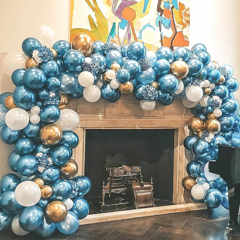 Metallic Assorted Balloons – Decorative Party Decor for Weddings and Birthdays
