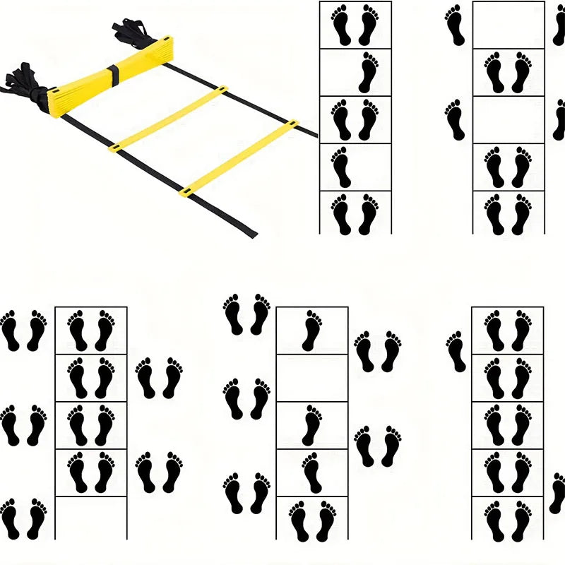 Nylon Agility Ladder – Speed Training Equipment for Sports Fitness
