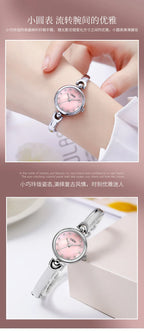 Minimalist Women's Quartz Watch – Waterproof Round Dial for Daily Fashion