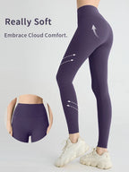 High Waisted Yoga Leggings – Naked Feel Fitness Pants for Gym and Running