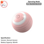 Interactive Rolling Cat Ball – Rechargeable Smart Toy for Pet Exercise