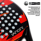 Carbon Fiber Padel Racket – EVA Memory Foam Core for Padel Tennis Matches