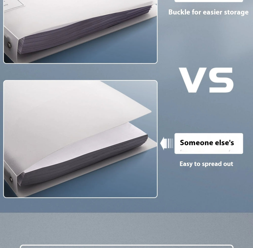 Four Hole A4 Binder – Durable Data Storage Folder for Office Notes