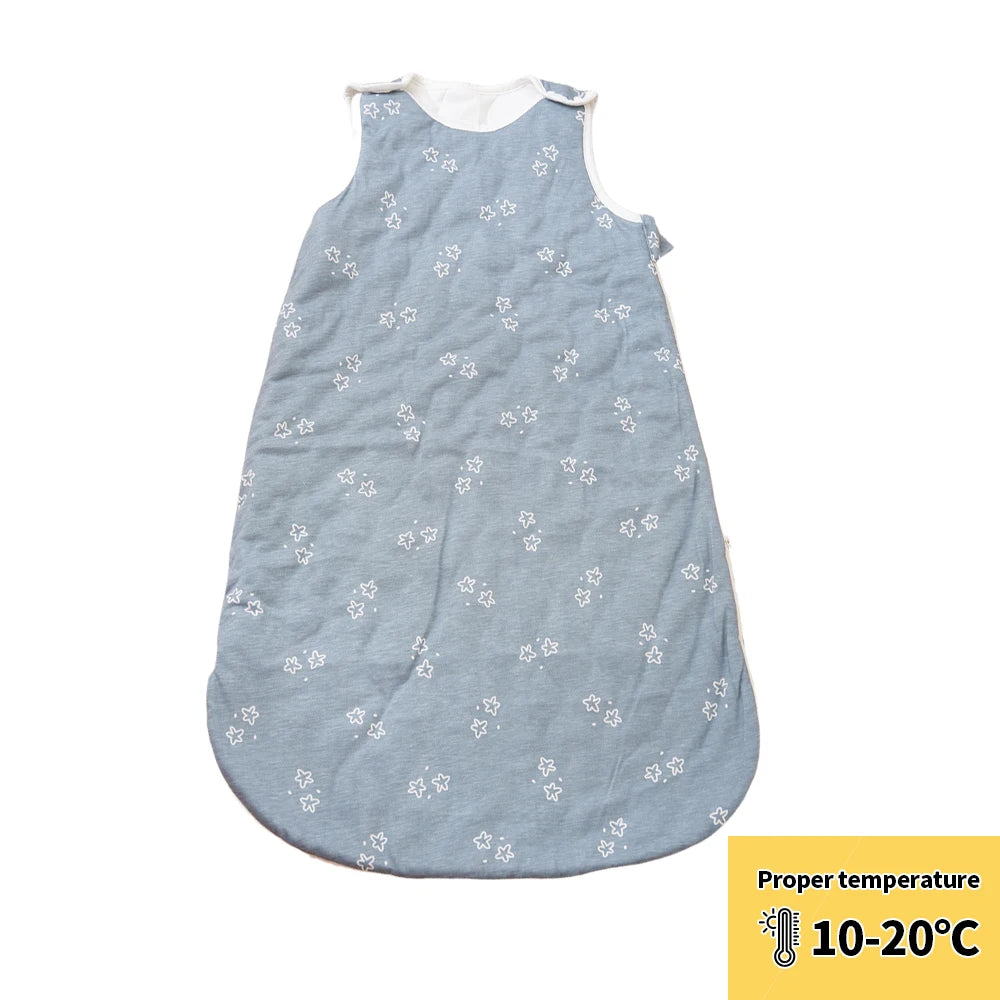 Bamboo Cotton Sleeping Bag – Warm Newborn Wearable Blanket for Winter Sleep