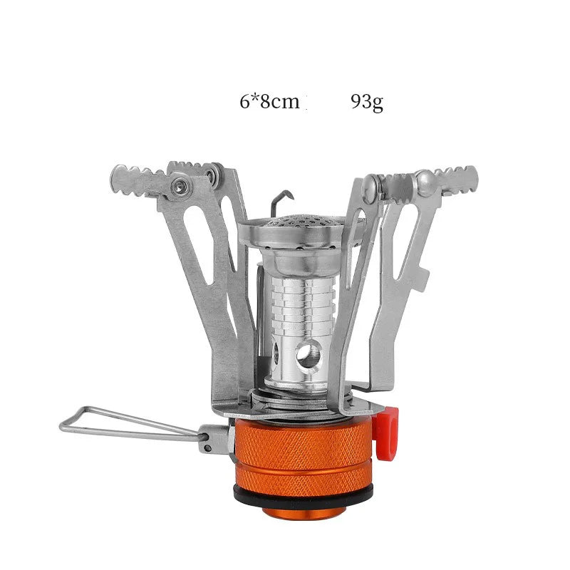 Foldable Alloy Gas Stove – Ultra-light Portable Cooker for Camping and Hiking