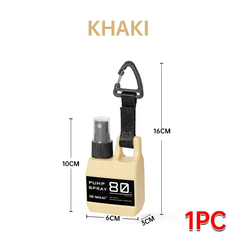 Portable 80ml Spray Bottle – Refillable Cosmetic Container for Outdoor Travel