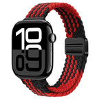 Braided Nylon Loop Watch Band – Magnetic Adjustable Bracelet for Apple iWatch