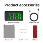 GPS Digital Head Up Display – Windshield Speedometer for Universal Auto