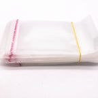 Resealable Clear OPP Bags – Adhesive Plastic Pouches for Jewellery Packaging