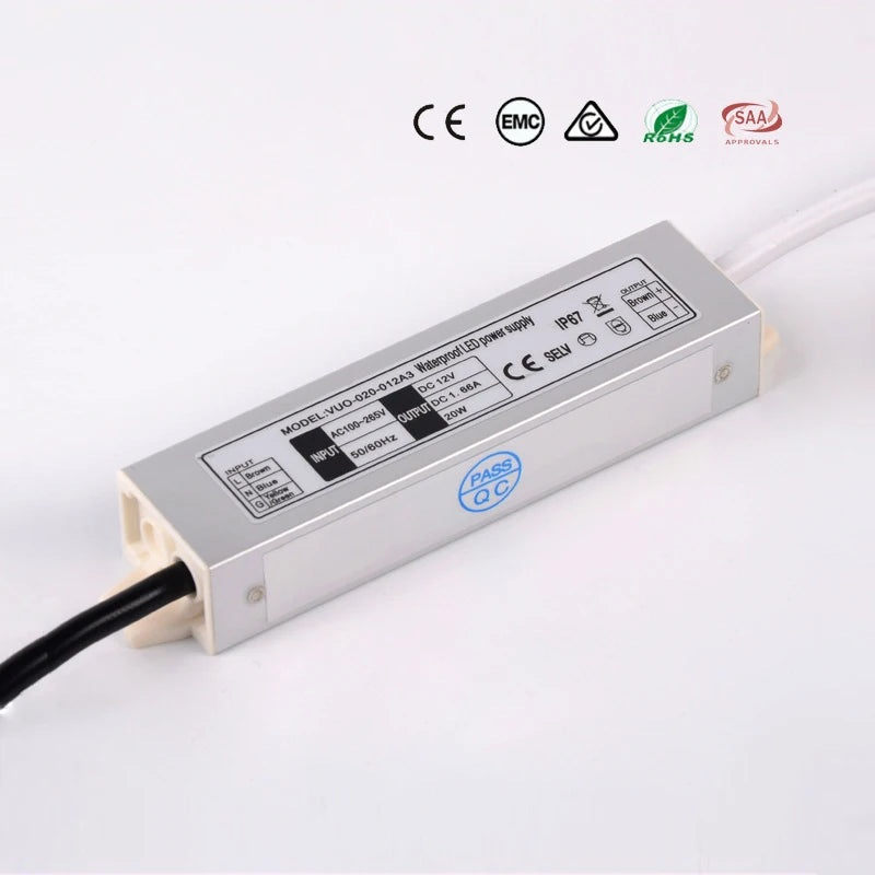 Waterproof LED Driver Transformer – IP67 Power Supply for Outdoor Spotlights