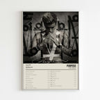Justin Bieber Canvas Wall Art – Retro Hip Hop Music Poster for Home Decor