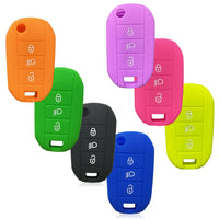 Silicone Flip Key Fob Cover – Protective Remote Case for Peugeot and Citroen