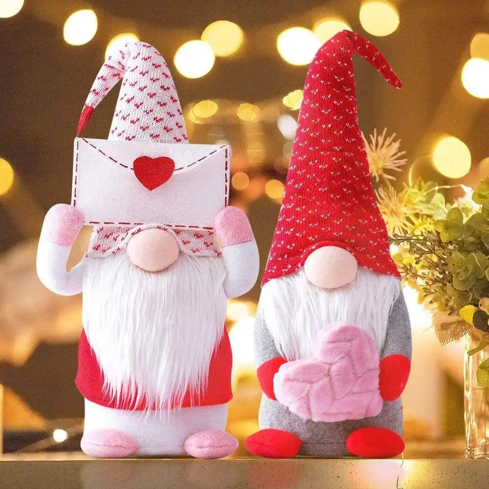 Faceless Gnome Plush Doll – Romantic Valentine's Day Gift for Home Decor