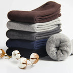 Thermal Terry Winter Socks – Thick Unisex Crew for Cold Weather
