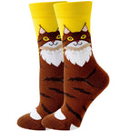 Colorful Cartoon Animal Crew Socks – Fun Harajuku Apparel for Men and Women