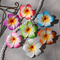 Artificial PE Foam Flowers – 5cm Hawaiian Plumeria for Wedding Decor DIY Crafts