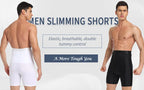 Compression Waist Trainer Shorts – Slimming Body Shaper for Men