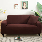 Jacquard Stretch Sofa Cover – Elastic Slipcover for L Shape and Standard Couches