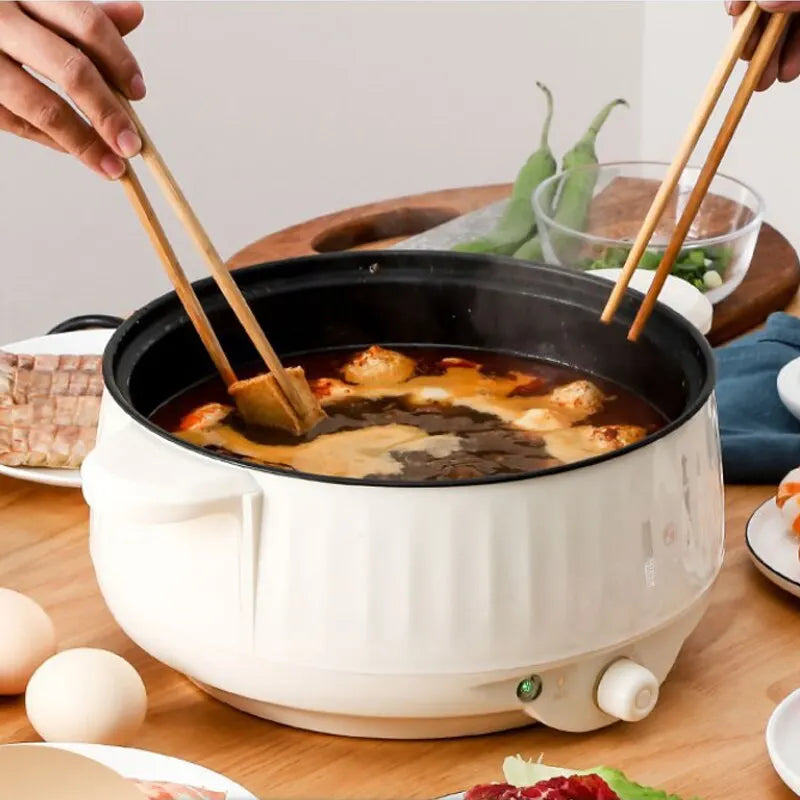 Non-Stick Electric Multi Cooker – Compact Household Pot for Small Meals