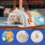 Collapsible Halloween Cat Tunnel – Gourmet Pattern Interactive Pet Toy