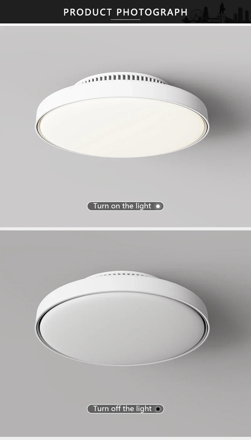 Bladeless Ceiling Fan Light – 6-Speed Remote Dimmable Fixture for Home Decor