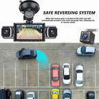 4-Channel Dash Cam – 360° WiFi Video Recorder for 24H Car Parking Surveillance