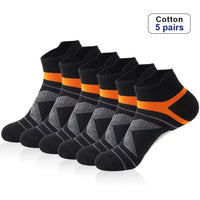 Breathable Cotton Ankle Socks – Men's Athletic Gear for Summer Outdoor Sports