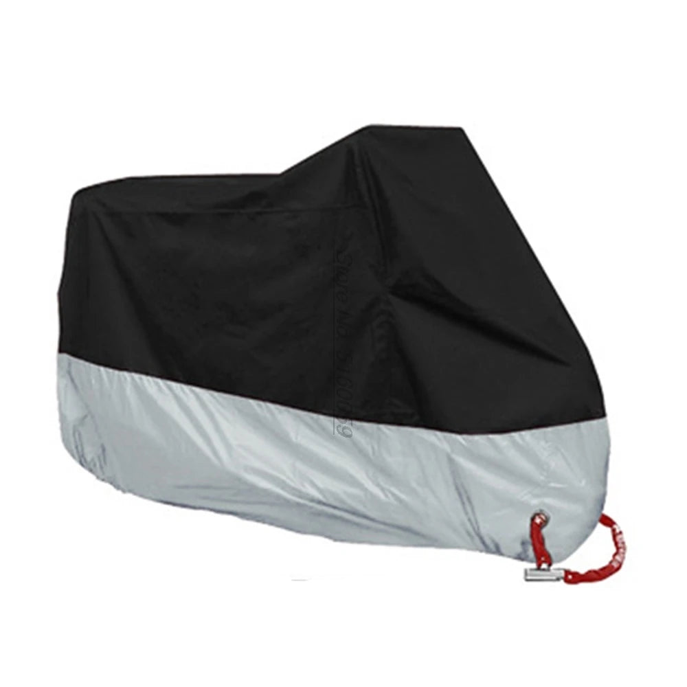 Universal Waterproof Motorcycle Cover – UV Protective Shield for Outdoor Storage