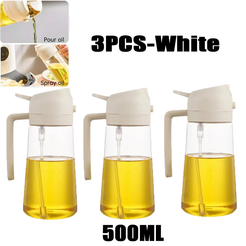 Oil Spray Bottle – Kitchen Vinegar Sprayer for BBQ Cooking and Baking