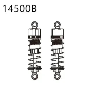 RC Car Spare Parts – Differential Shock and Tire Set for 1/14 Scale Models