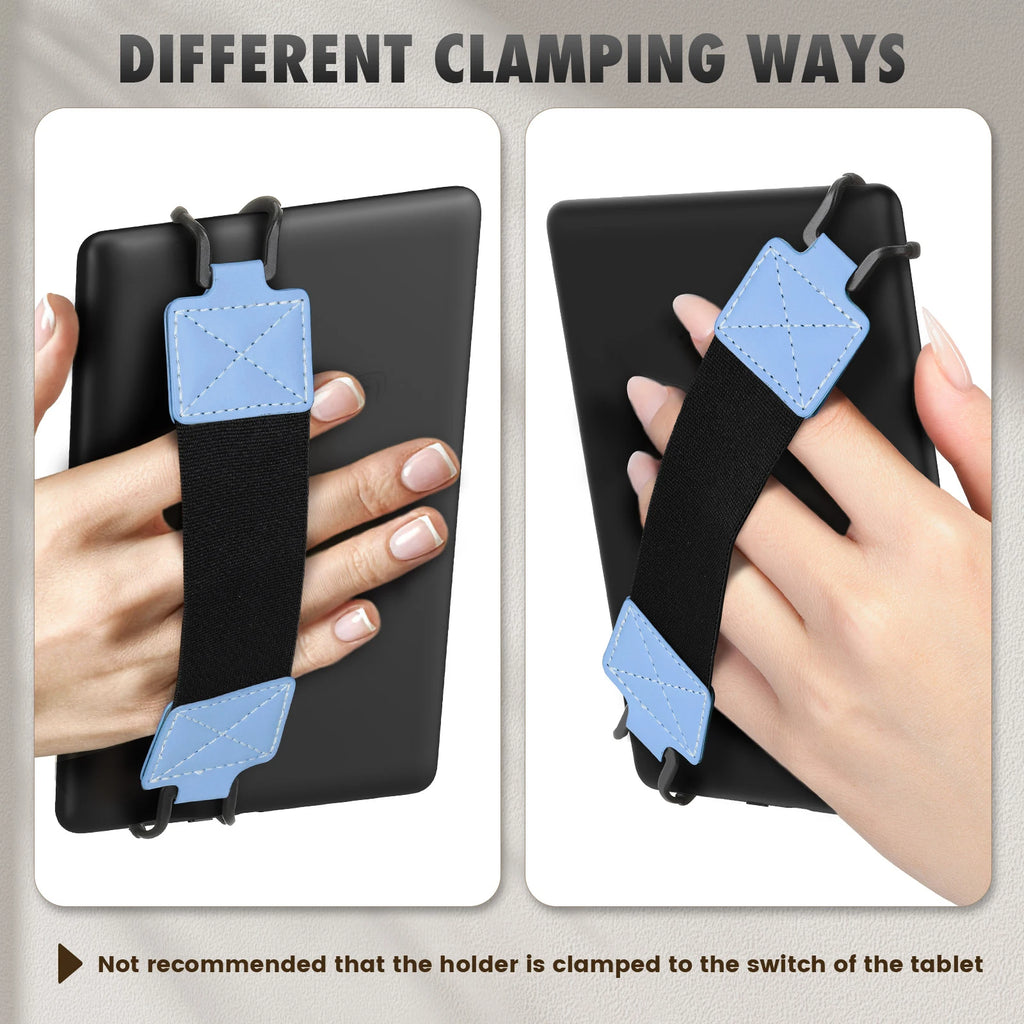 Universal E-Reader Security Hand Strap – PU Leather for 6-8 inch Tablets