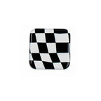 Plaid Checkerboard Folding Mirror – Portable Makeup Accessory for Travel